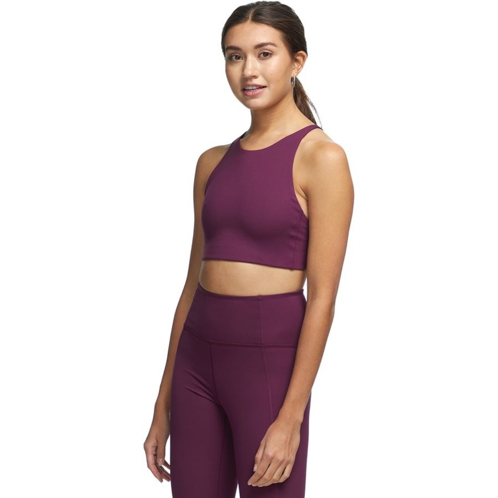 Girlfriend Collective Topanga sports bra plum